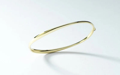 Gradual Twist Hinged Bangle