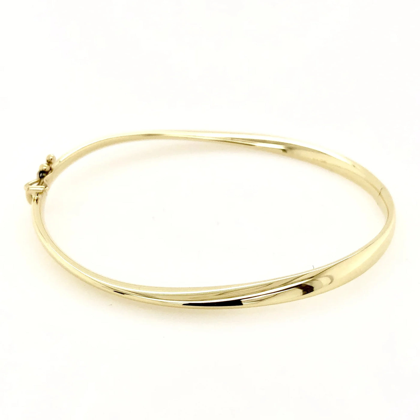 Gradual Twist Hinged Bangle