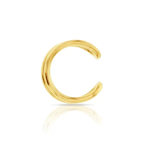9ct Yellow Gold Double Bar Ear Cuff