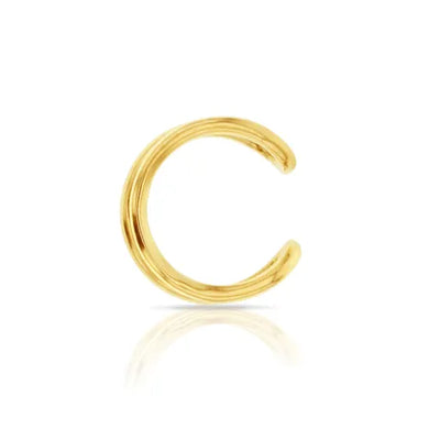 9ct Yellow Gold Double Bar Ear Cuff