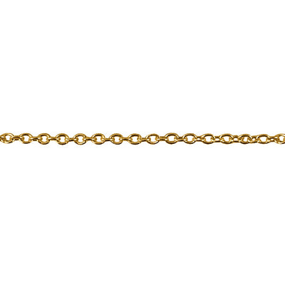 9ct Yellow Gold Cable Link Chain