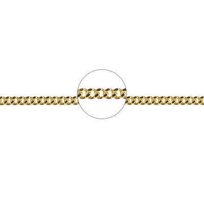 9ct Yellow Gold Cable Link Chain