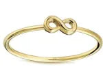 9CT Yellow Gold Infinity Ring