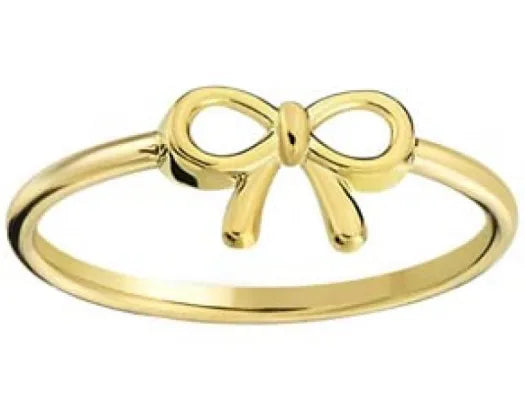 9CT Yellow Gold Bow Ring