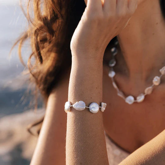 Eloise Keshi Freshwater Pearl Bracelet