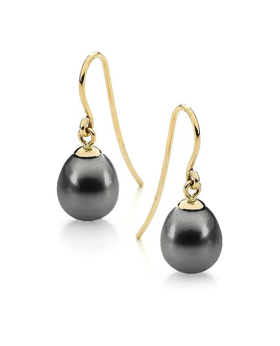 Ikecho 9ct Freshwater Moonlight Sonata Earrings