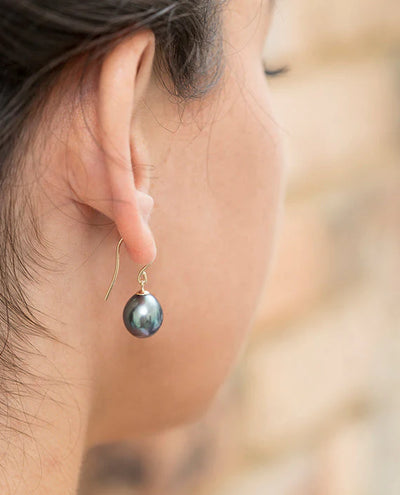 Ikecho 9ct Freshwater Moonlight Sonata Earrings