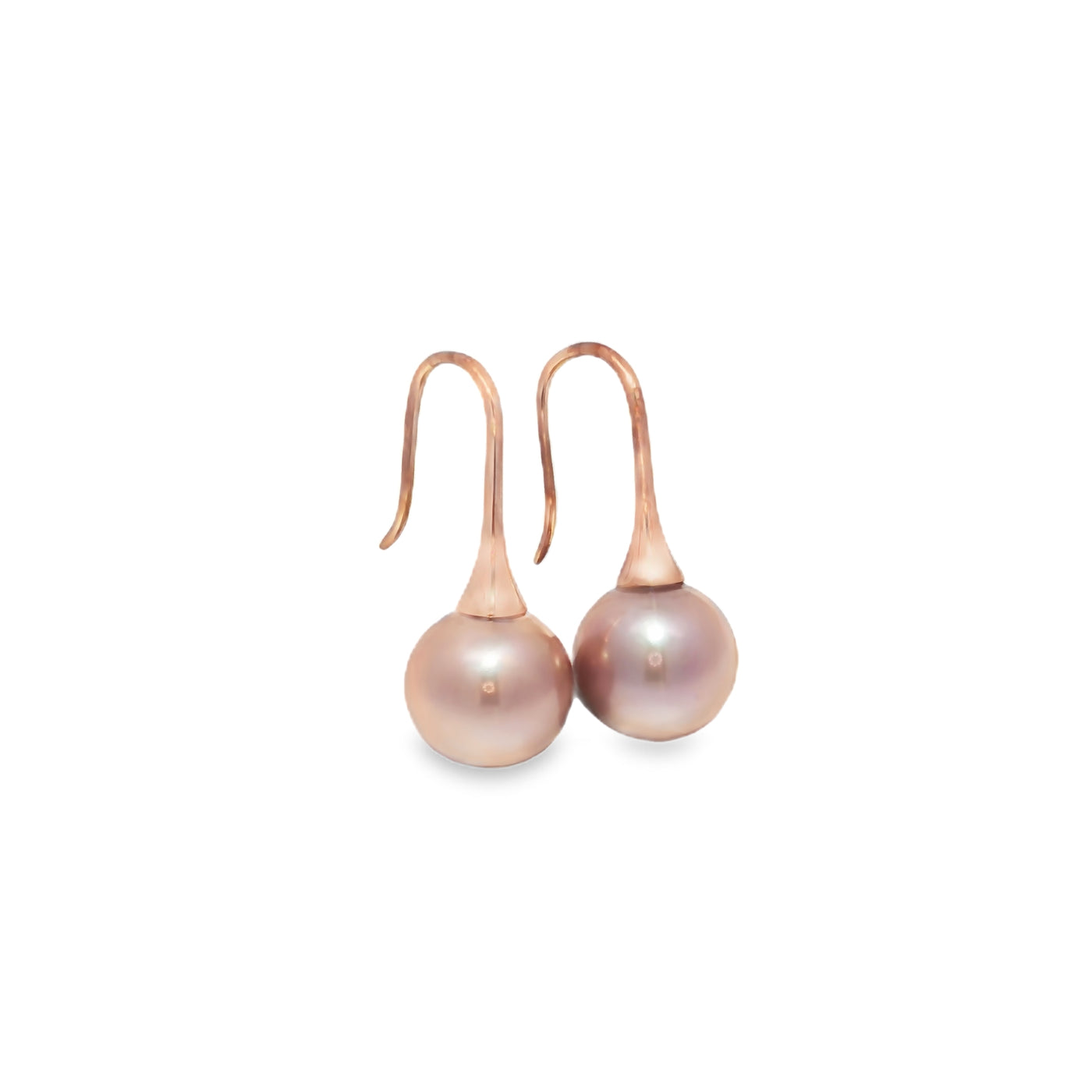 Pink Freshwater Pearl Hook Earrings