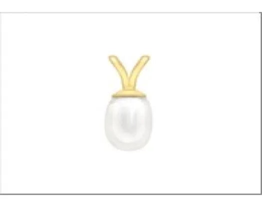 9CT Yellow Gold Freshwater Pearl Pendant