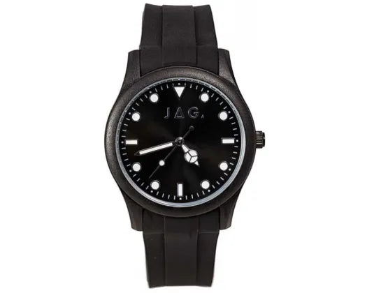 Jag Watch Coogee Black Silicone Strap
