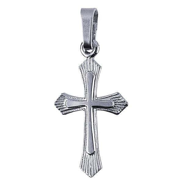 Fine Silver Medium Fancy Cross