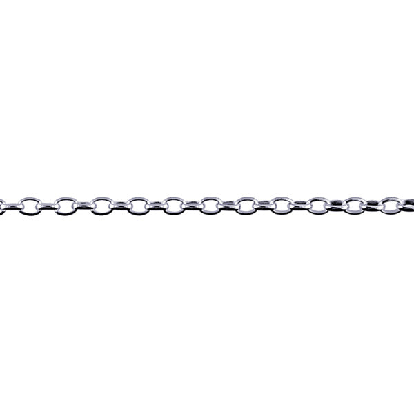 Sterling Silver Oval Belcher Bracelet