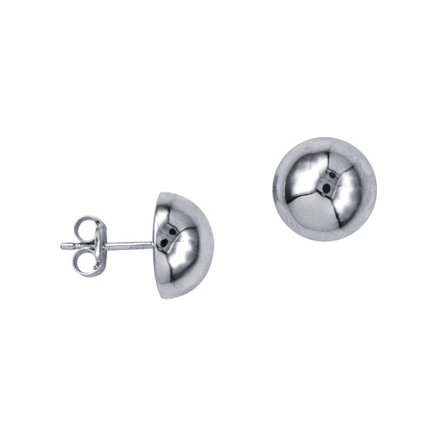 Sterling Silver 10mm Dome Studs