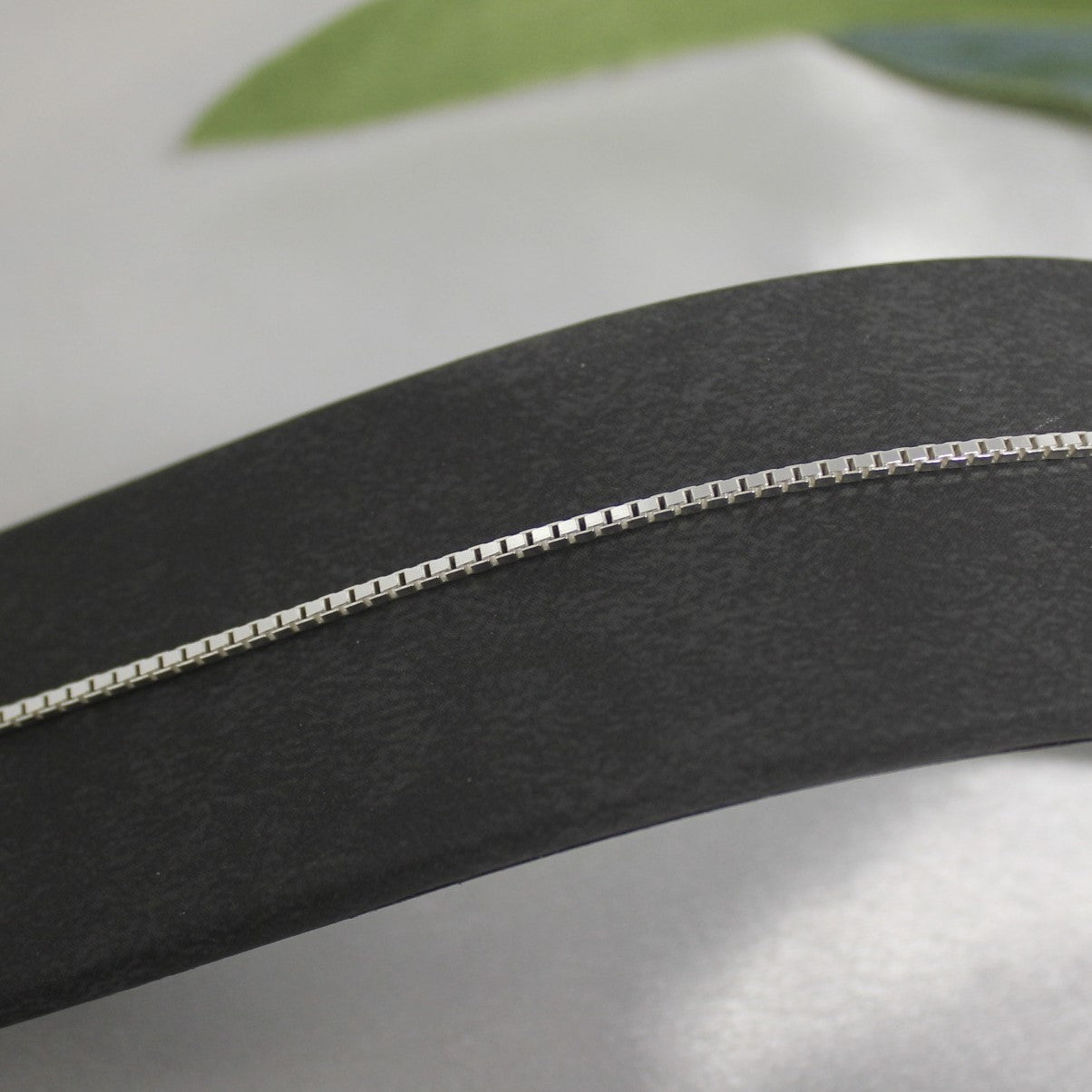 Sterling Silver 1.4mm Box Chain Necklace
