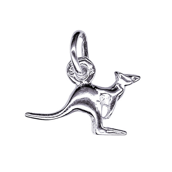 Sterling Silver Small Kangaroo Charm
