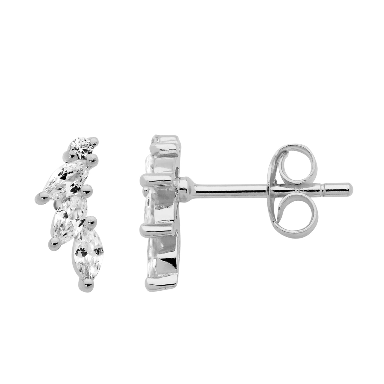 Marquise CZ Stud Earrings