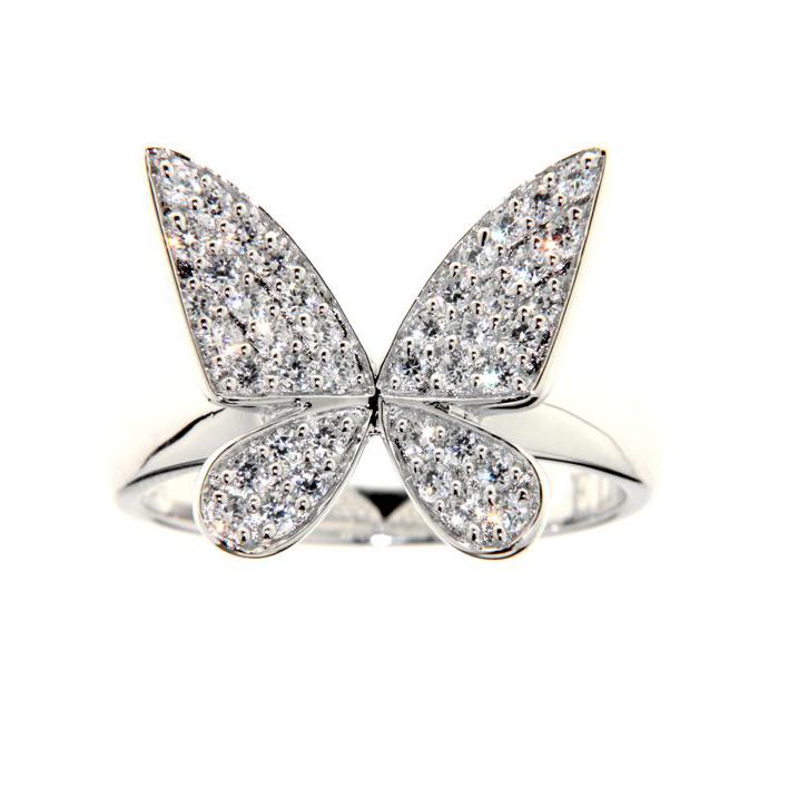 Sterling Silver Butterfly Ring