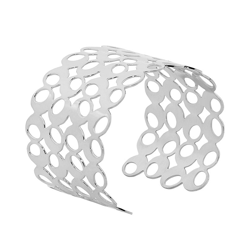 Cuff with Circle Cutouts