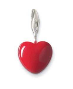 Thomas Sabo Charm Red Enamel Heart