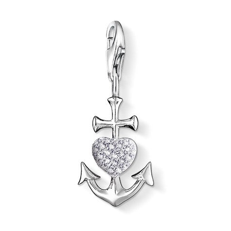 Charm CZ Faith Love Hope