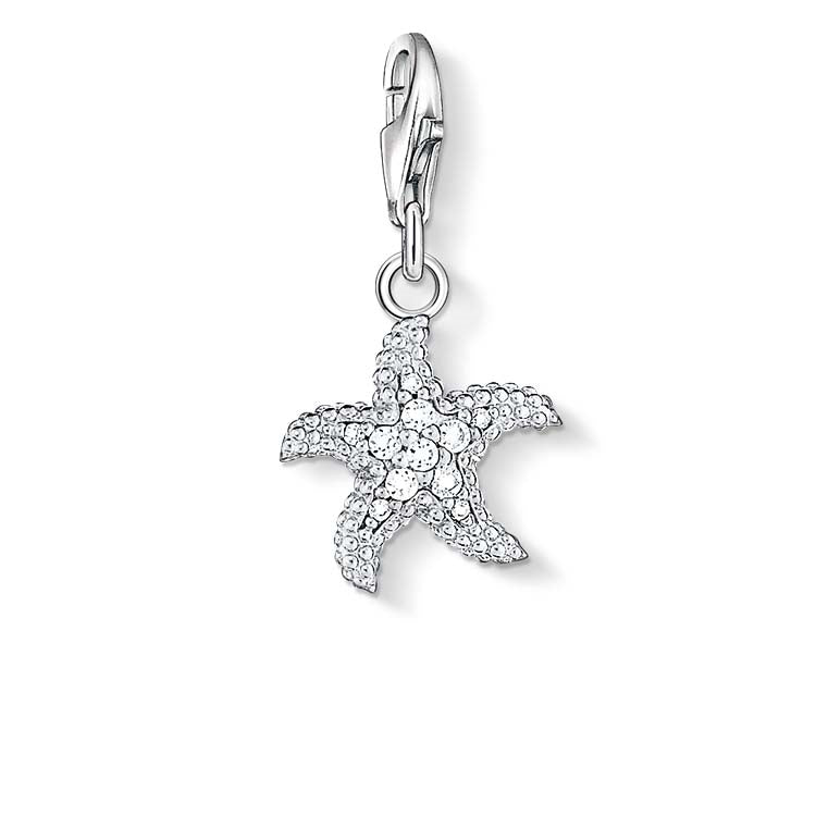 Charmista Charm Silver CZ Starfish