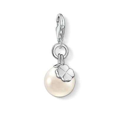 Thomas Sabo Charm Freshwater Pearl with Clover Leaf