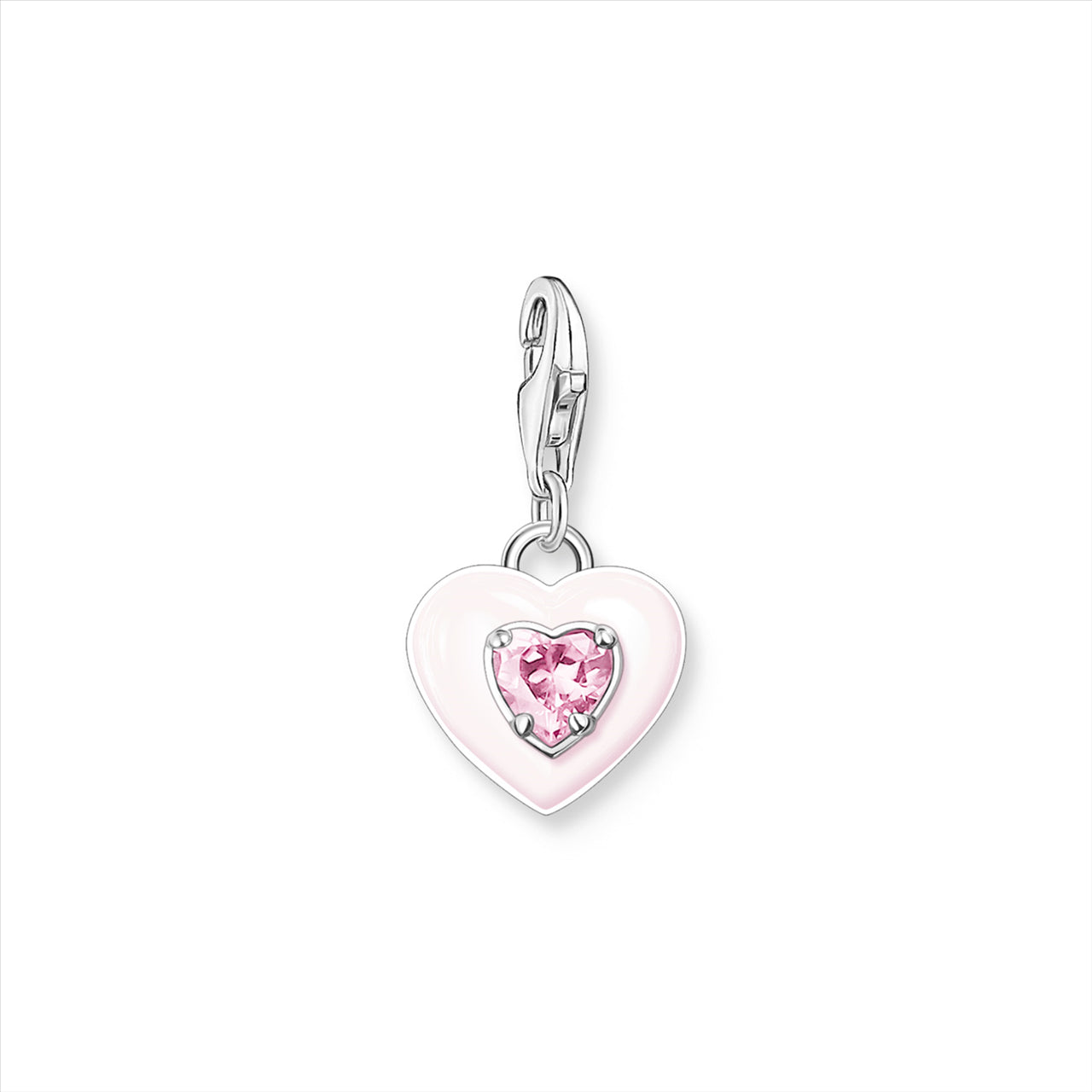 Thomas Sabo Charm 3D Pink CZ Heart