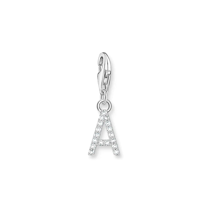 Charmista Club Charm CZ Letter A
