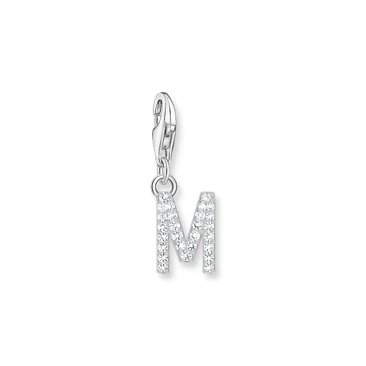 Charmista Club Charm CZ Letter M