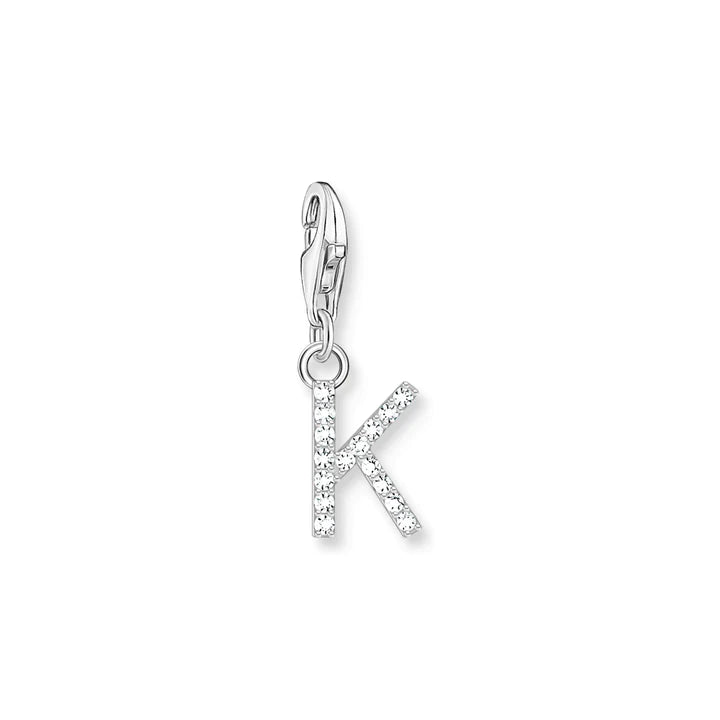 Charmista Club Charm CZ Letter 'K'