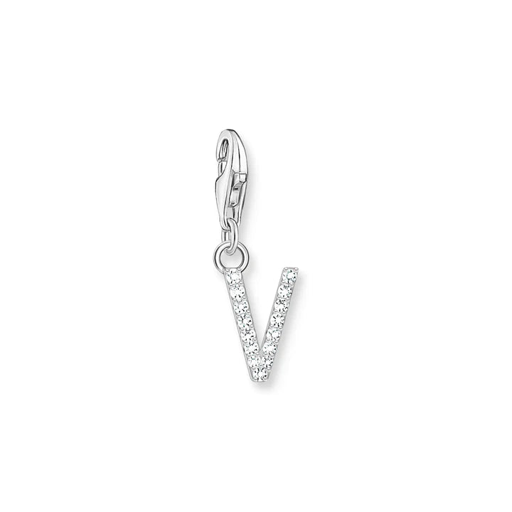 Thomas Sabo Charm CZ Letter V