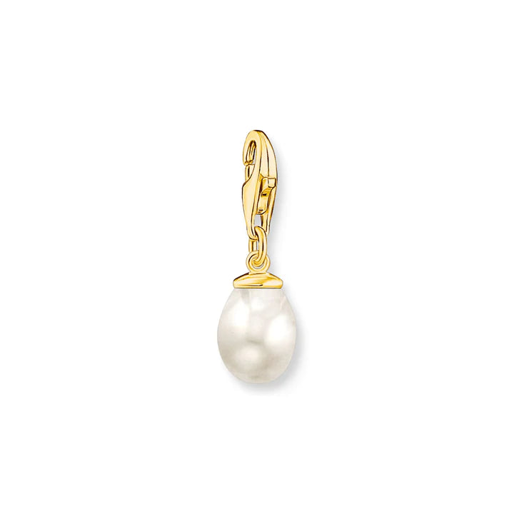 Thomas Sabo Charm Gold Plated Freshwater Pearl