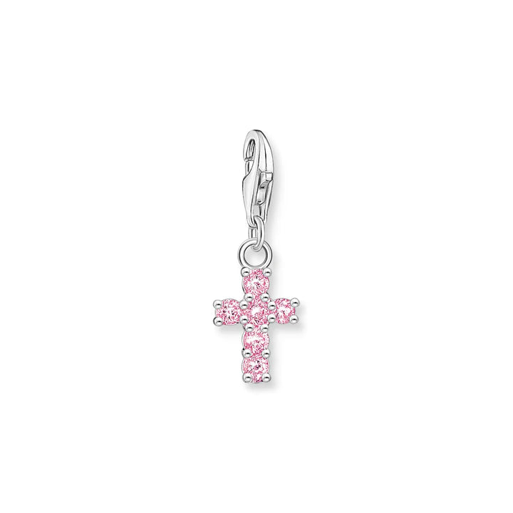 Thomas Sabo Charm Pink CZ Cross