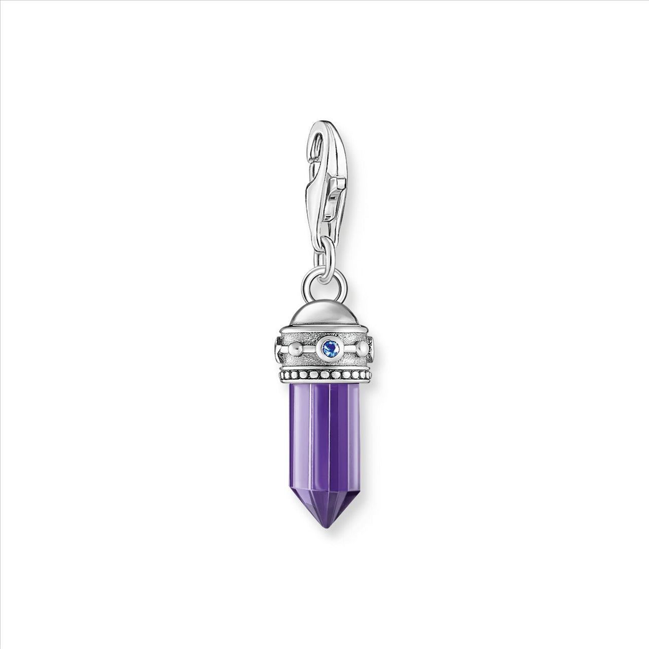 Thomas Sabo Charm Purple Hexagon CZ