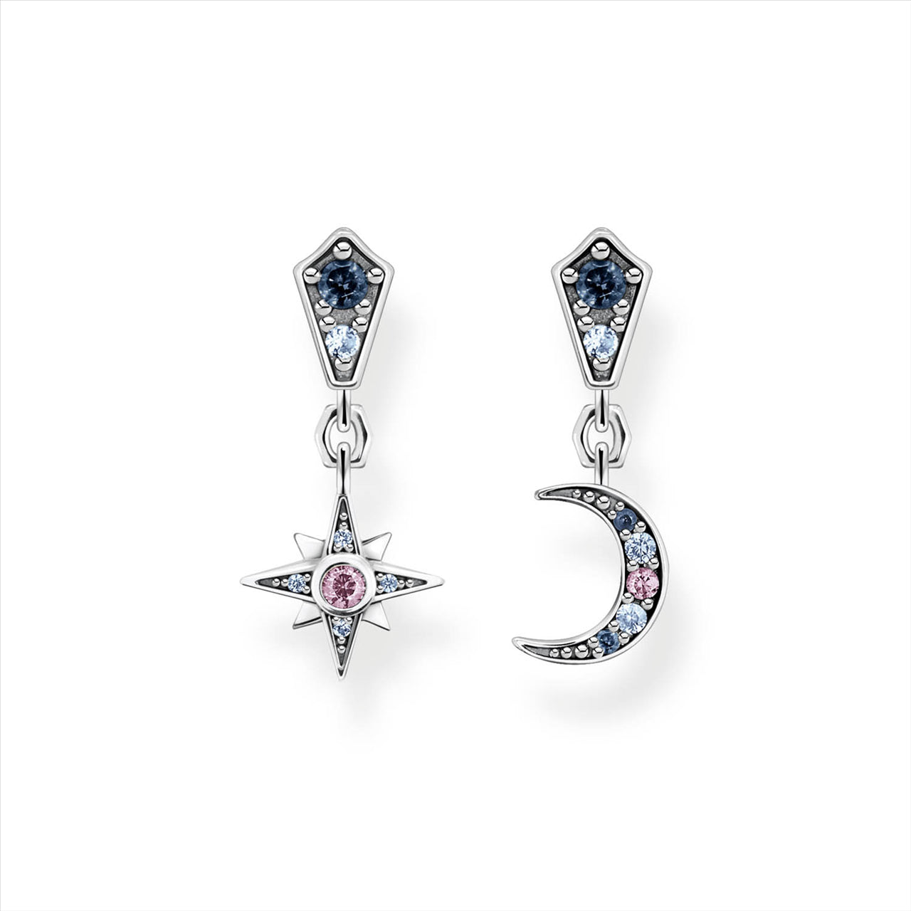 Thomas Sabo Royalty Star & Moon Earrings