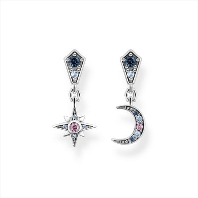 Thomas Sabo Royalty Star & Moon Earrings