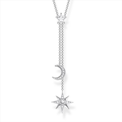 Thomas Sabo Silver Magic Star & Moon Necklace