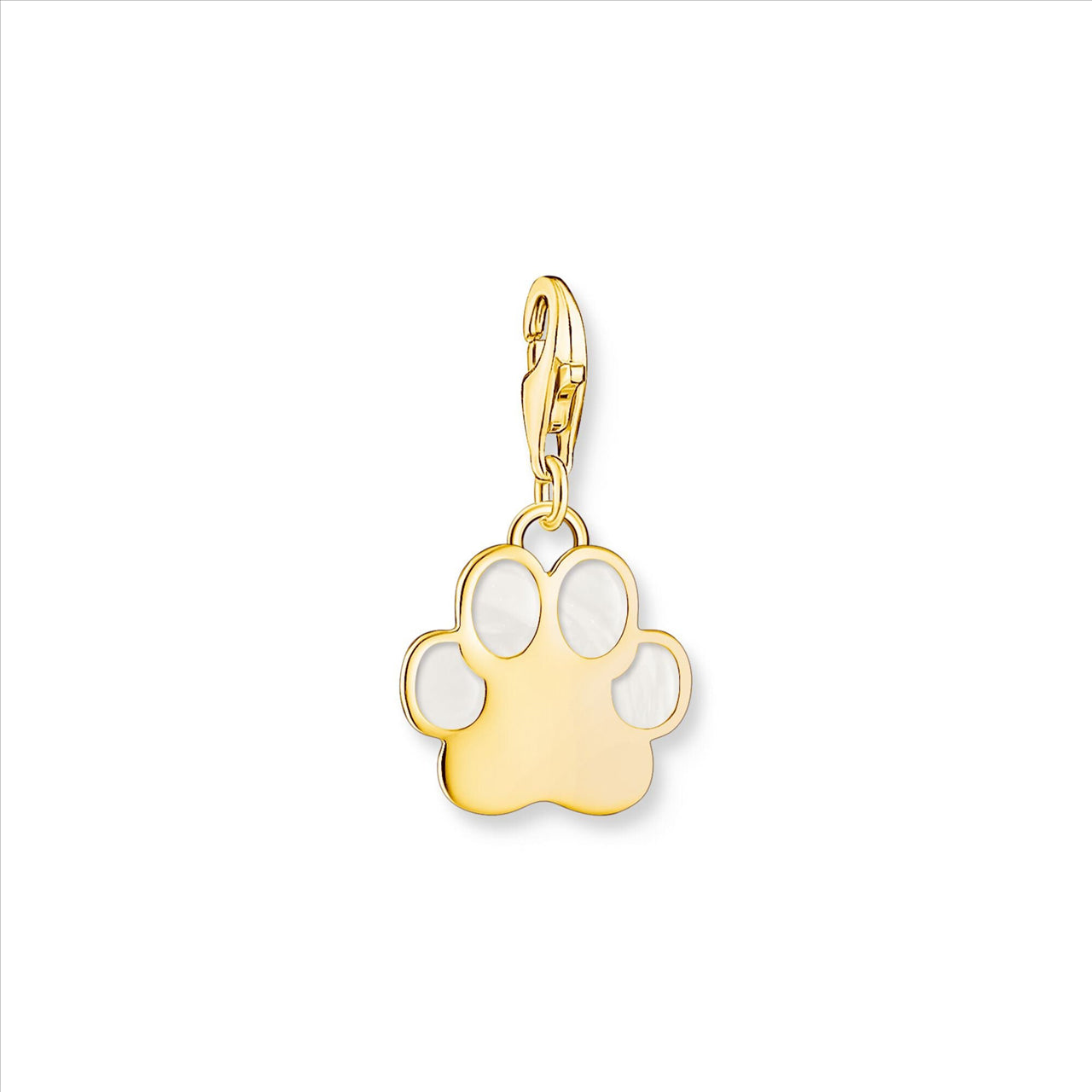Thomas Sabo Charm Paw Print Gold Plated