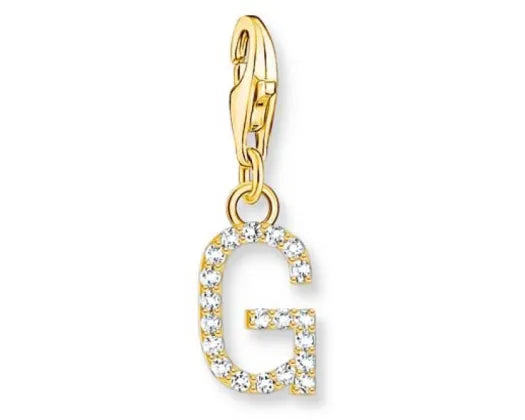 Charm CZ Letter G