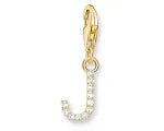 Charm CZ Letter J