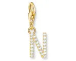 Charm CZ Letter N