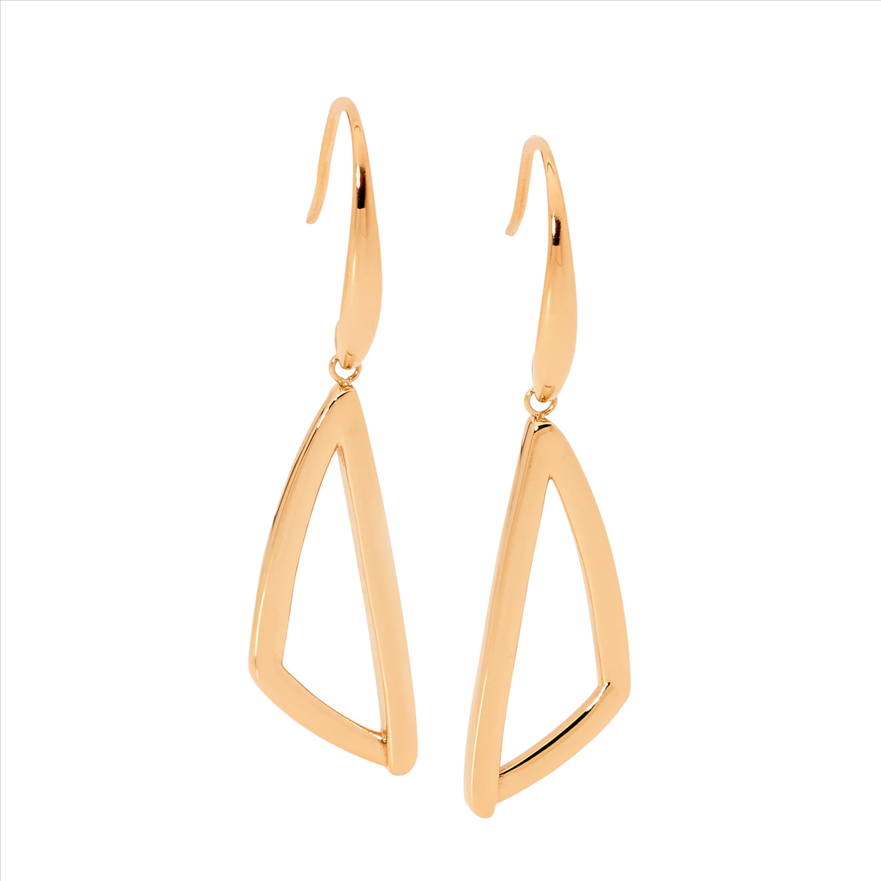 Open Triangle Earrings