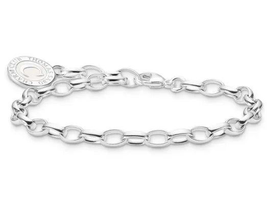 Sterling Silver Belcher Bracelet 15cm