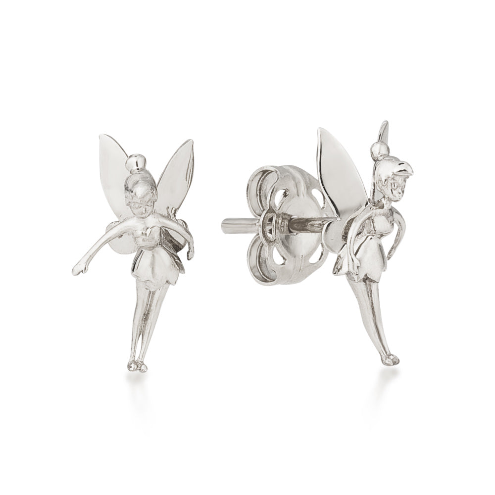 Silver Tinker Bell Studs