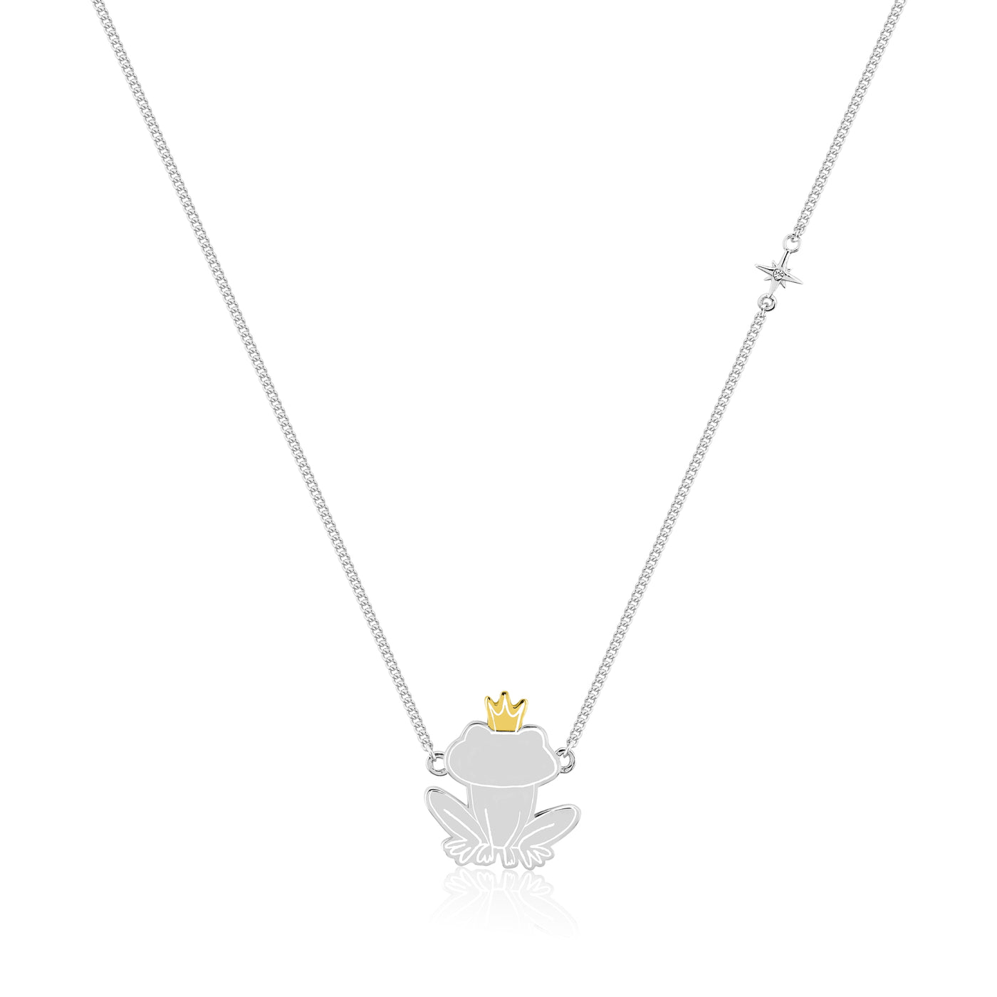 Sterling Silver The Frog Prince Naveen Necklace
