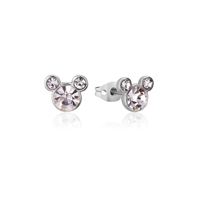 Mickey Mouse Birthstone Earrings April