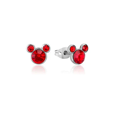 Mickey Mouse Birthstone Earrings July