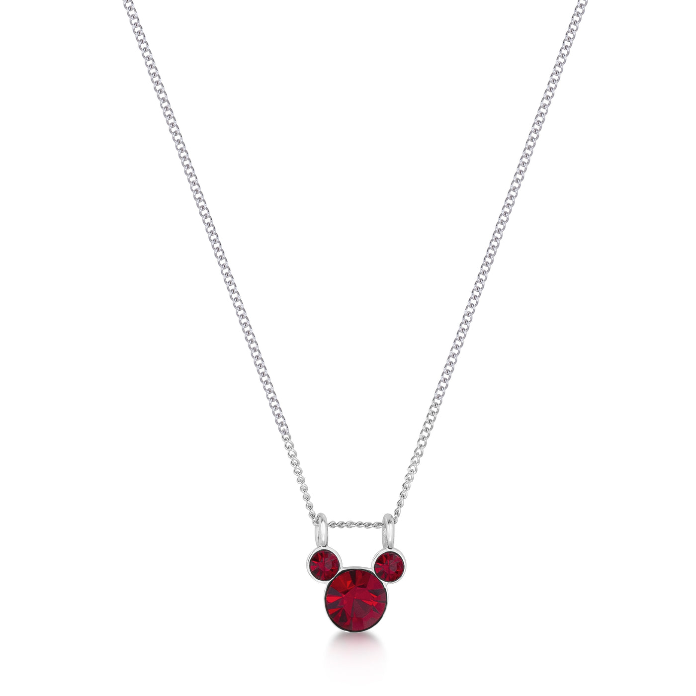 Mickey Mouse Birthstone Necklace January