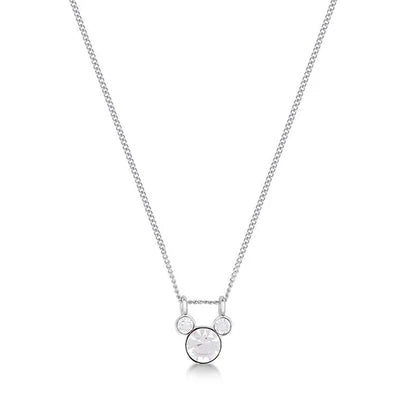 Mickey Mouse Birthstone Necklace April