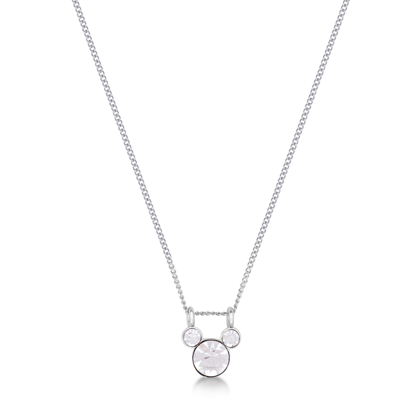 Mickey Mouse Birthstone Necklace April